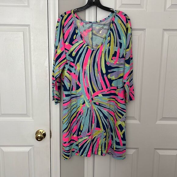 Lilly Pulitzer Cori indigo sea dreamin dress size XL - Picture 1 of 3